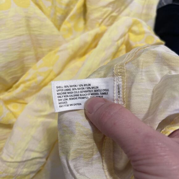 Future Collective Jenny K Lopez Yellow Empire Waist Maxi Dress NWT Sz 17 - Picture 8 of 9